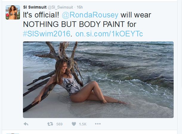 Rousey SI Twitter