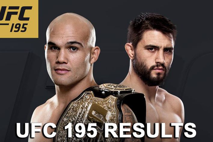 ufc 195 results